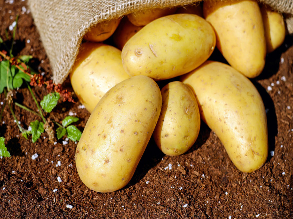 potatoes in a bag