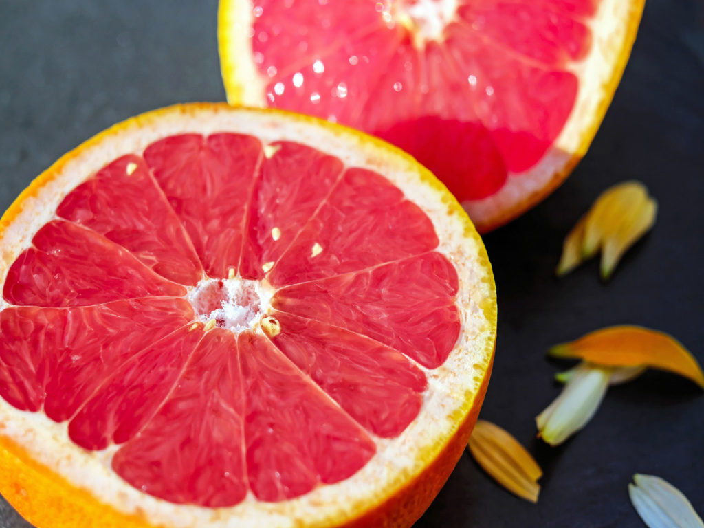 grapefruit halves